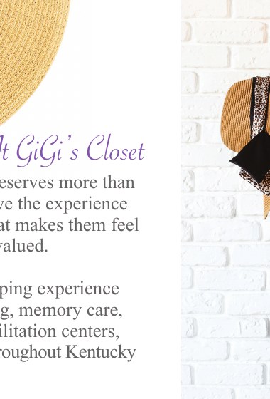 A boutique clothing rack prepared for a shopping event